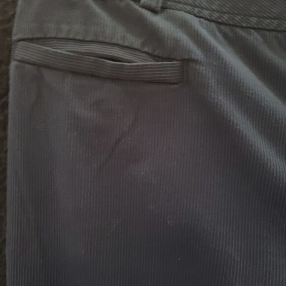 Calvin Klein Womens Corduroy Pants Blue Size 10 Cotton Blend Stretch Pockets - Picture 9 of 12